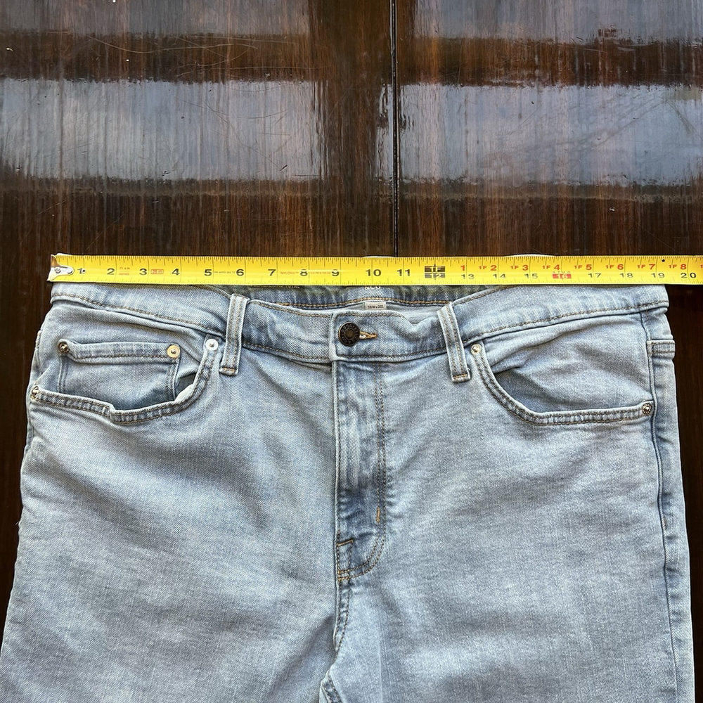 Goodfellow & Co Men's Total Flex Fit Jeans Light Wash Size 38W X 27” Denim Pants - Picture 9 of 13